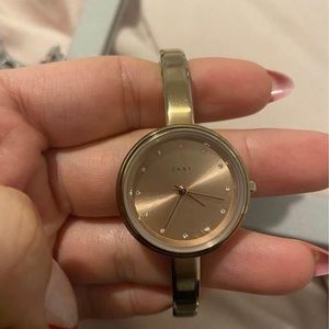 Dkny rose gold watch used excellent condition